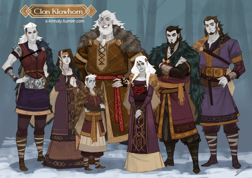 Here are more exploration of the Northerners, :3 Here we have the High King and his family and Vidar