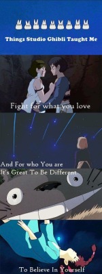 random-animu:  Fight for what you love and for who you are. It’s great to be different, to believe in yourself even if no one else does. That sometimes people leave but that’s okay “because once you’ve met someone you never really forget them”