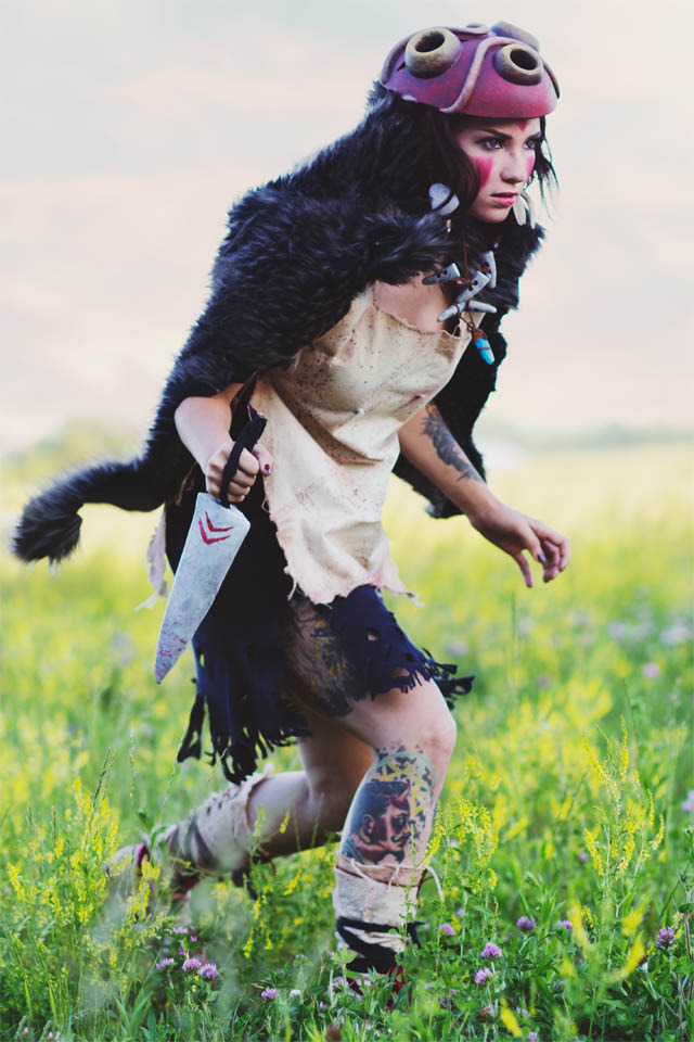 cosplayblog:  San from Princess Mononoke   Cosplayer: Ladee Danger [WW | TW | FB