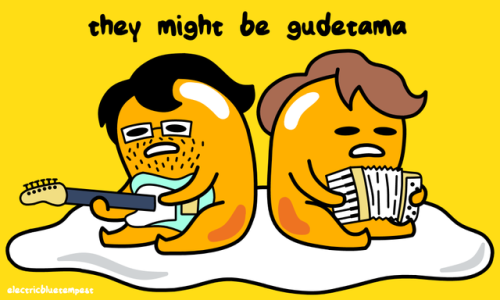 electricbluetempest: Because of their song Gudetama’s Busy Days.I couldn’t not draw this