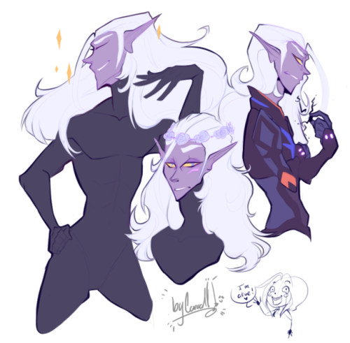 ancientmeadows: ive been absent have some Lotor doodles, i need to work on him with my style hnnng.&