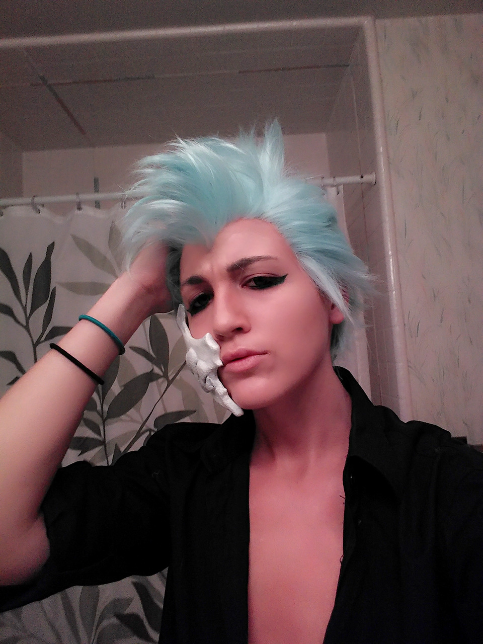fwips:  Grimmjow wip from the other night~ im not happy with it yet but then i didnt