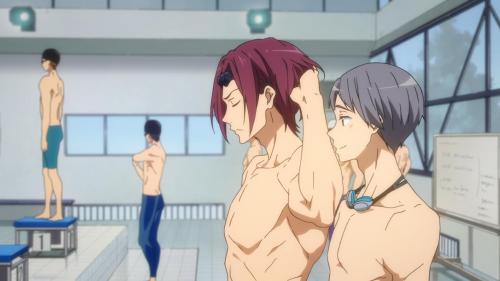 hamnskiftare:  Let’s talk about this scene for a moment What Sousuke says here is actually not really “I see why you’re so taken with him” but he uses さすがお前が惚れ込んだだけのことはある which actually means more along the