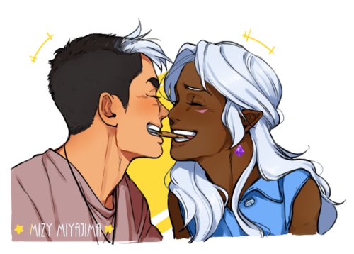 miyajimamizy:[Dump] Flower shop boy! Shiro, the BEAUTIFUL princess Allura and a Shallura <3Instag