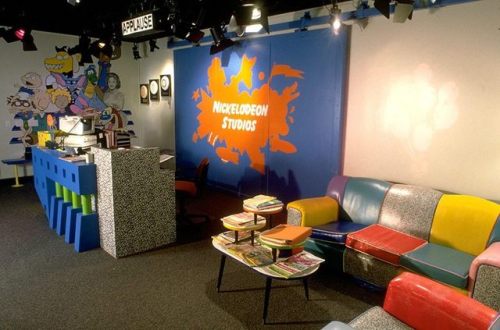 nickelodeonhistory:a look into the old nickelodeon studios offices circa the mid-90s 
