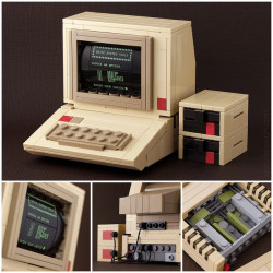 laughingsquid:  Apple II Computer Model Created Using LEGO by Chris McVeigh