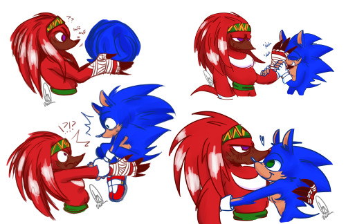 gurenmonster: sonknux in my redesigns cuz i love them sm(click/tap for better quality)
