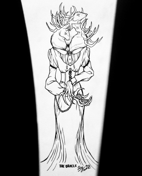 The Oracle&hellip; her prongs all but repel darkness, her many eyes wondering from past present 