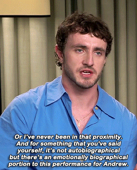 It Would Be Very Easy For Me To Just Talk About Andrew's Performance In This But I Think That Would Be