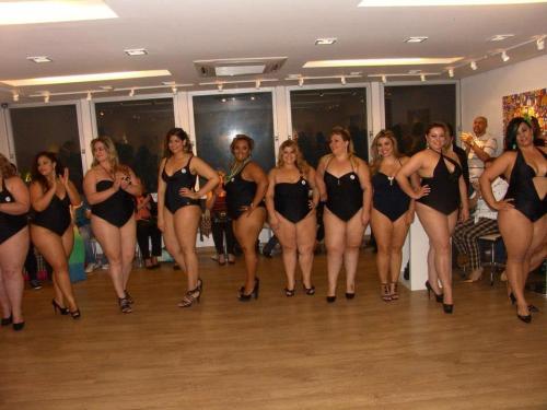 planetofthickbeautifulwomen:  Brazilian Plus Size Models @ I Concurso Garota Fique Linda Lingerie Plus Size Fashion Show 2012 