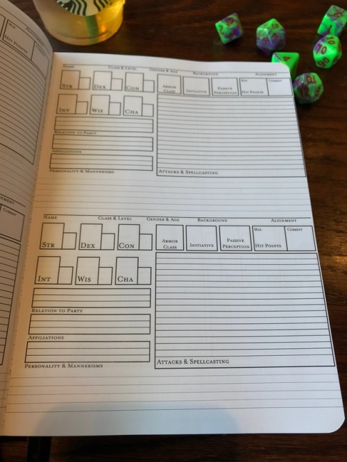 ohcoc:ohcoc:ohcoc:The Dungeon Master’s Tome is a new session prep journal that we are looking to lau