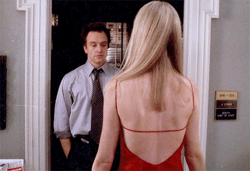 wexler:josh/donna + checking each other out