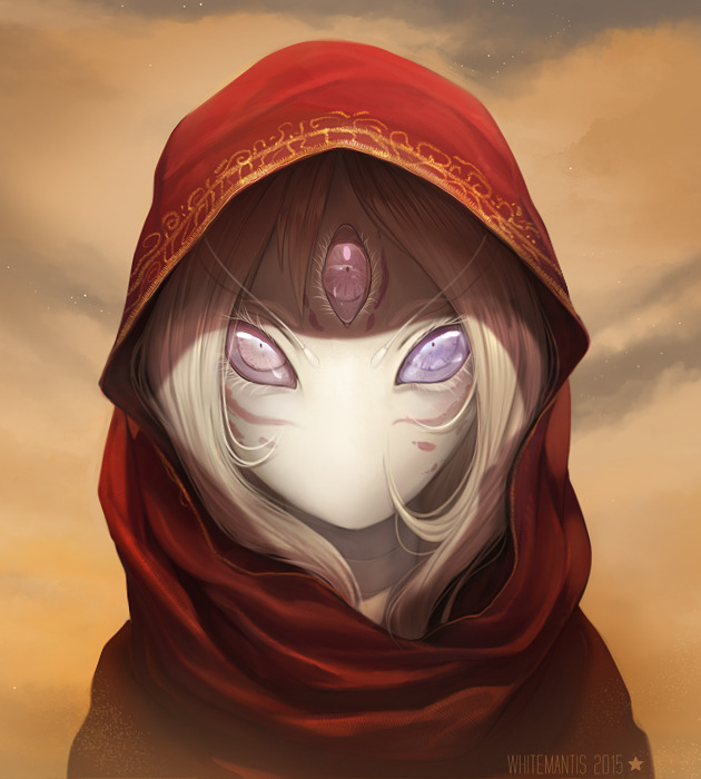 whitemantis: Saa. One amongst the dunes.
