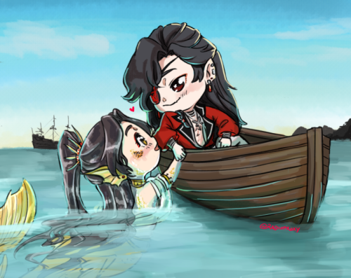 It&rsquo;s not really the sea who Pirate Captain Hua Cheng is married to&hellip;For MerMay!