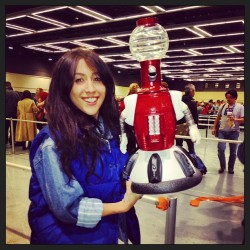 Tom Servo, ladies and gentleman. (at Emerald City ComicCon 2013)