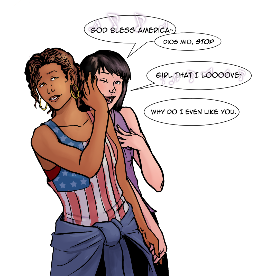 America chavez and kate bishop