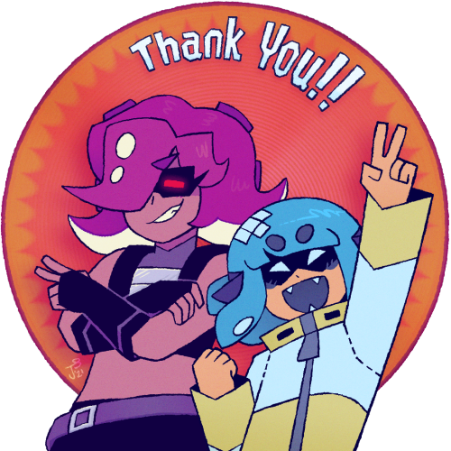  Something I drew for YT to celebrate an old animation reaching 2 mil! I like that this has a bit mo