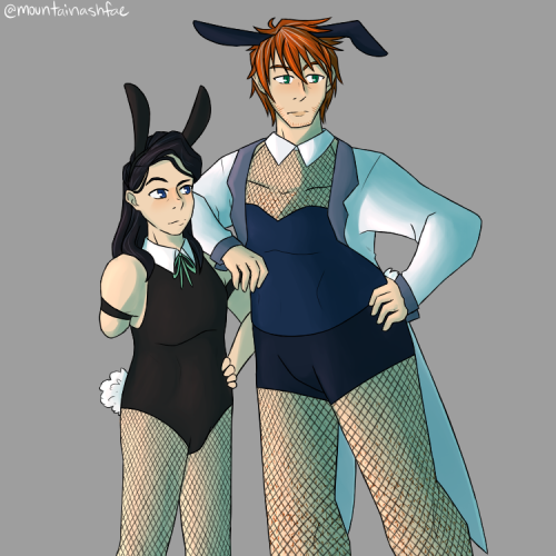 mountainashfae: I was the one to start the Knightcord Bunny Suit trend but the last to actually post