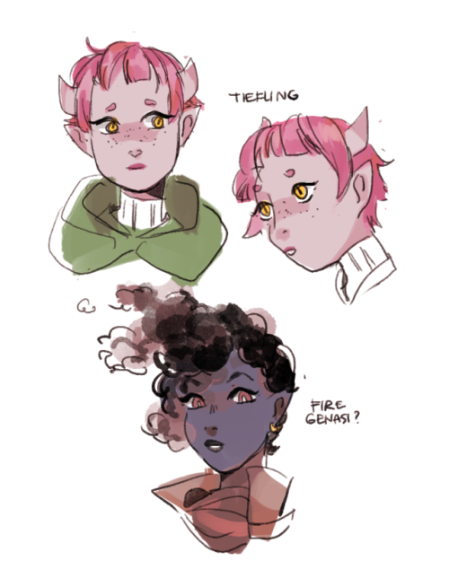 barovia doodles (first 3) with some misc dnd (last 2) thrown in