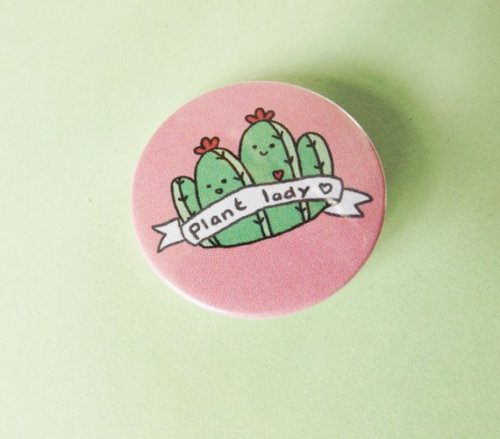 Plant Lady Badge //PeachPandaStudio