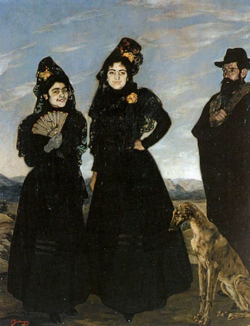 My uncle and two cousins by Ignacio Zuloaga, 1898