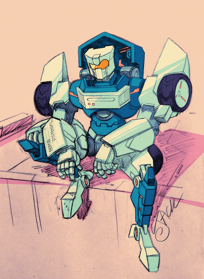 dcjosh:  Tailgate sketch from Jack Lawrence with sketchy wannabe colors from me!Wanted