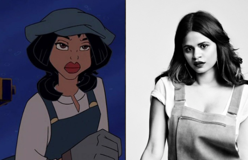 &ldquo;Melonie Diaz as the face of Audrey Ramirez from Atlantis: The Lost Empire.&rdquo; - P