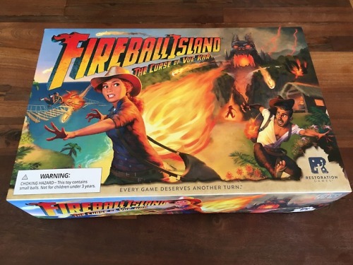chgreenblatt: Fireball Island just arrived! It’s a modern remake of an old game for 2-4 player