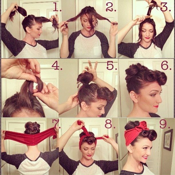 pinupqueen:  getwiththe40s:  It’s my favorite day of the week… TUTORIAL TUESDAY!!!!!