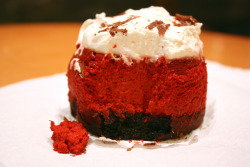 delectabledelight:  Red Velvet Cheesecake