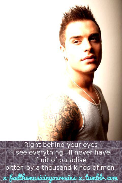 x-feelthemusicinyourveins-x:  Right behind your eyes  I see everything I’ll never have  Fruit 