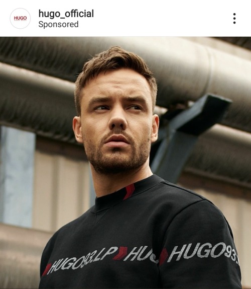 purepaynesource: Sponsored Instagram Ad for HUGO x Liam Payne - 23/05