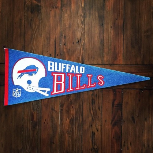 It’s amazing what you’ll find in Wildwood. Vintage Buffalo Bills pennant most likely fro