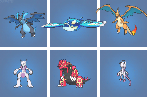 chipsprites:   All current Mega (&amp; Primal) Pokémon [x] [more]  