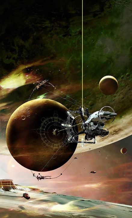 alienspaceshipcentral:  sciencefictionworld:  Artwork by Stephan Martiniere.  If