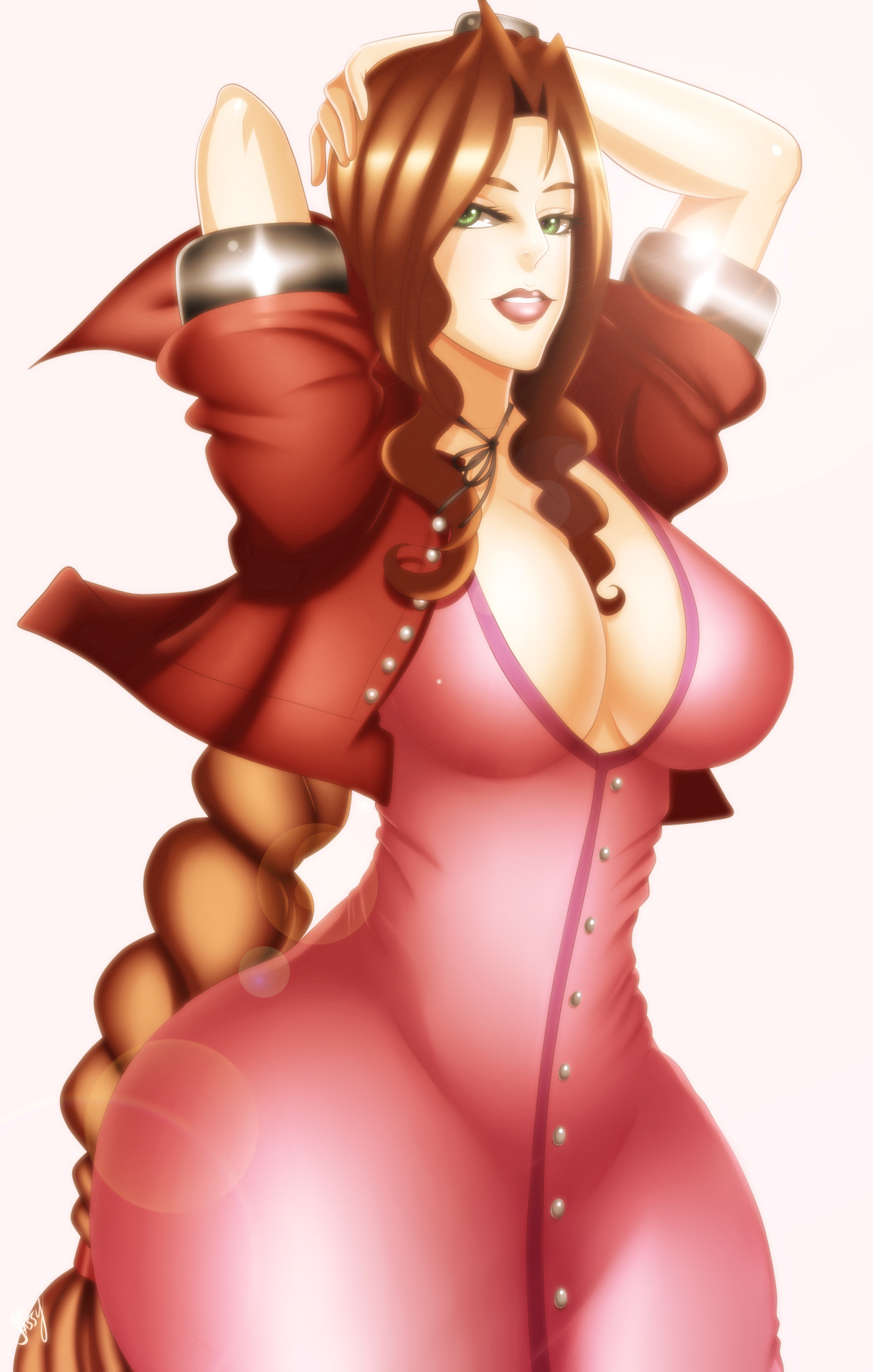 jassycoco:  Aeris: Breeze+Process Animation  Nice😁😁