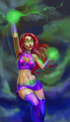 Alicaras:  More Practice. After The Raven Piece, I Decided I Had To Make Starfire