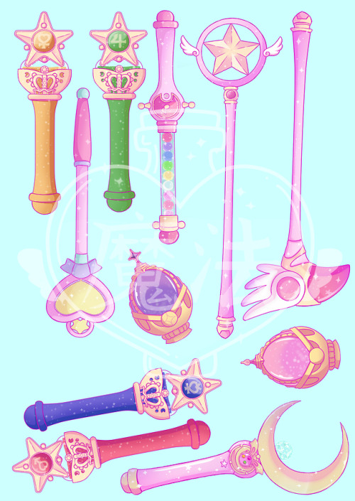 magical-girl-factory: Choose Your Weapon stickers !(Do not interact if d//d//l//g or k//i//n//k rela