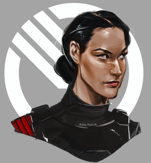 commander-sarahs-art:Decided to mix it up today and sketch Iden :D