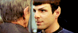 wholockedcumberwumber:  Spock Prime “Since