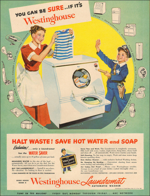 Westinghouse Automatic Washer, 19481950sunlimited@flickr