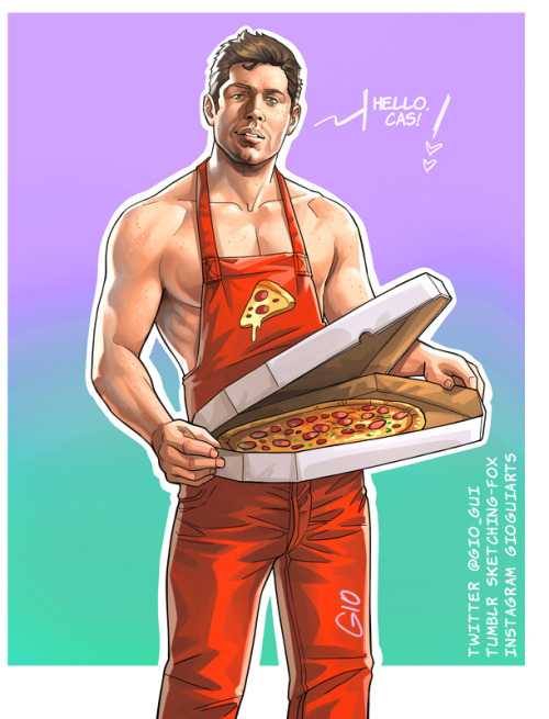 Suptober 2021 day 11: Pizza delivery!This one goes to be a pair with “leather and lace”! :D@winchest