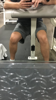 brantbluebulge: At the gym again, but not as many people there at 6:30 AM (ugh, it was not easy working out that early). I was snapping pics when I could but when I darted into a bathroom stall I noticed a peep hole of sorts. Hope the person on the other