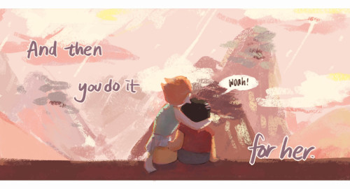 noranb-artstuffs:  I’ve been crying over Pearl’s song about Rose for days. It hurts that Pearl lost Rose, the person she gave everything to spend her whole life with, somewhat due to Steven who she loves dearly as her own child. Pearl and Steven’s