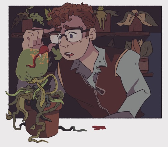 byrobird:Just a doodle of a cute musical about feeding a plant 