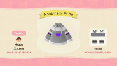 livelifeanimated:I made Animal Crossing PRIDE hoodies!