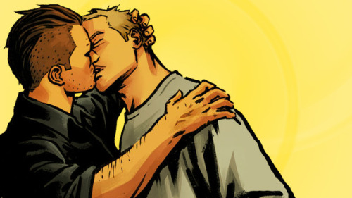 laura-wilson:lgbtincomics’ Pride Month Challenge: week 1 - the big two  ↳Midnighter & Apollo