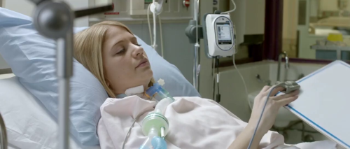 Kiss and Cry - Carley in hospital