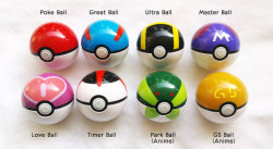 pokemonmerchandise:  Pokemon Balls 