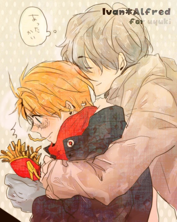 iggyseyebrows:  【腐】たまに触れる【露米】 Pixiv ID: 14824316Member: もるじ